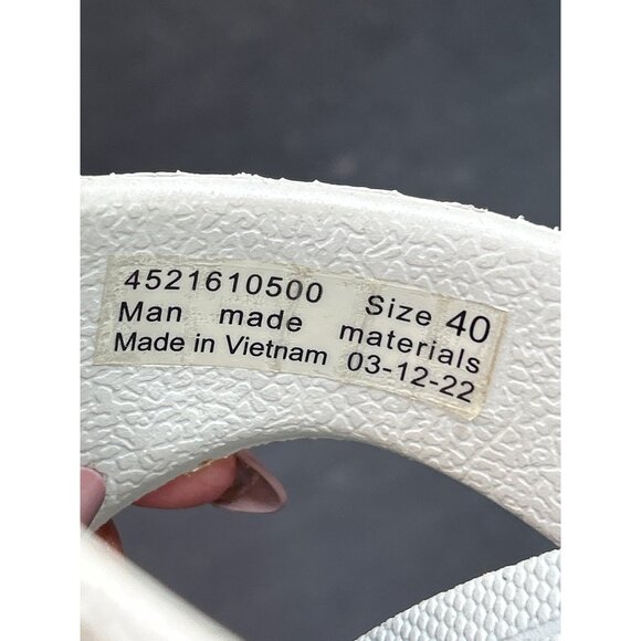 Dansko Womens Krystal Molded Toe-Loop Sandals EU40 US 9.5-10 White - Picture 9 of 9